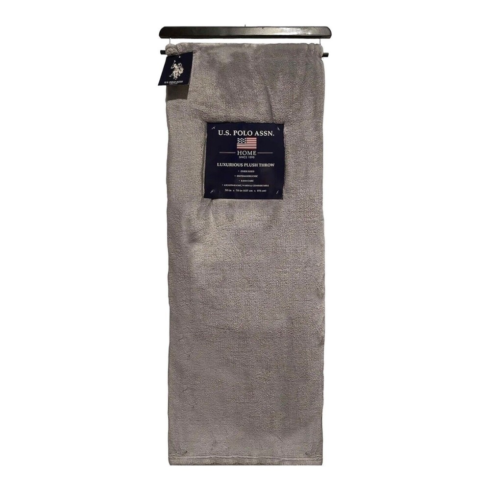 NWT - U.S. Polo Assn. Decorative Lightweight Throw Blanket - Soft Cozy 50x70
